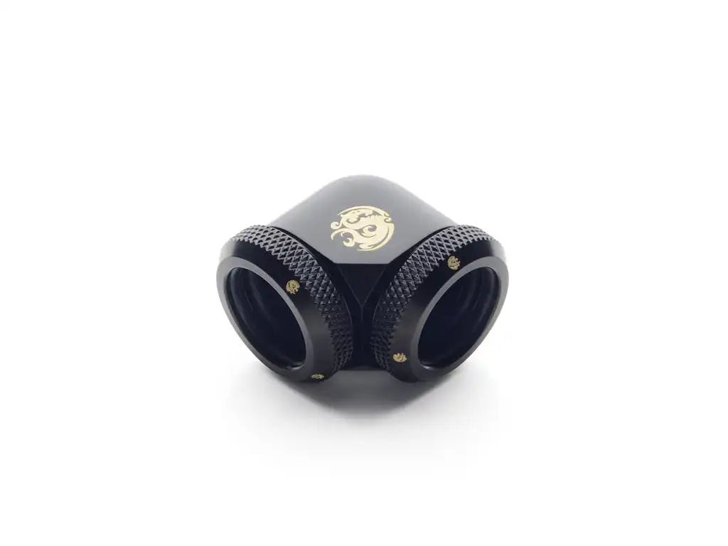 Bitspower Matt Black Enhance 90 - Degree Dual Multi - Link Adapter For OD 16MM | BP - MBE90DML16 - 885488057308 - Vektra Computers LLC Bitspower Matt Black Enhance 90 - Degree Dual Multi - Link Adapter For OD 16MM | BP - MBE90DML16 - 885488057308 - Vektra Computers LLC